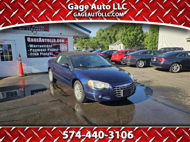 Blue 2006 Chrysler Sebring Touring Convertible FWD Convertible Front-Wheel Drive Automatic