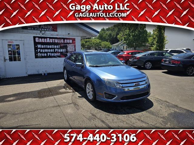 Blue 2010 Ford Fusion Sedan Front-Wheel Drive Automatic