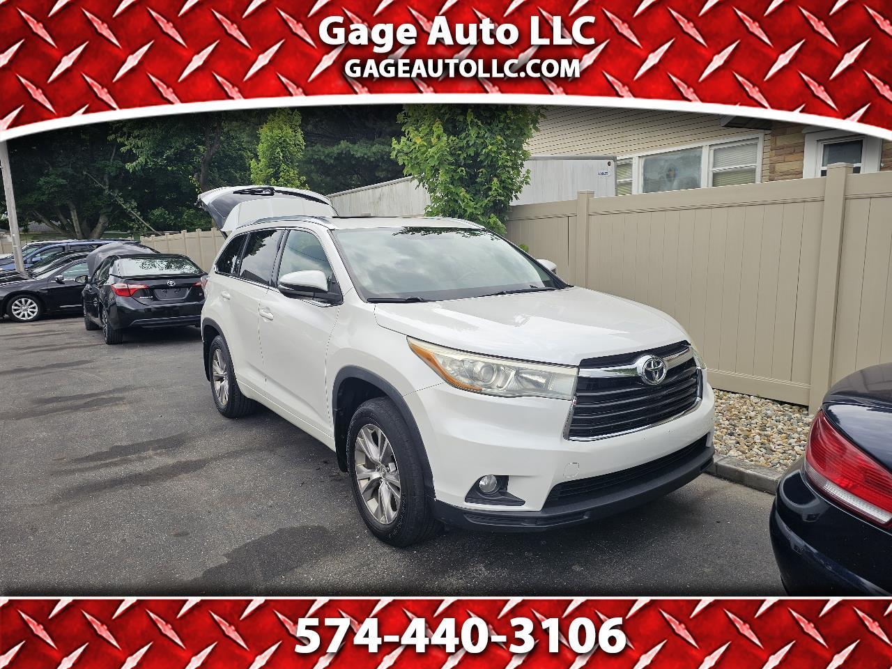 Toyota Highlander XLE AWD V6 2015