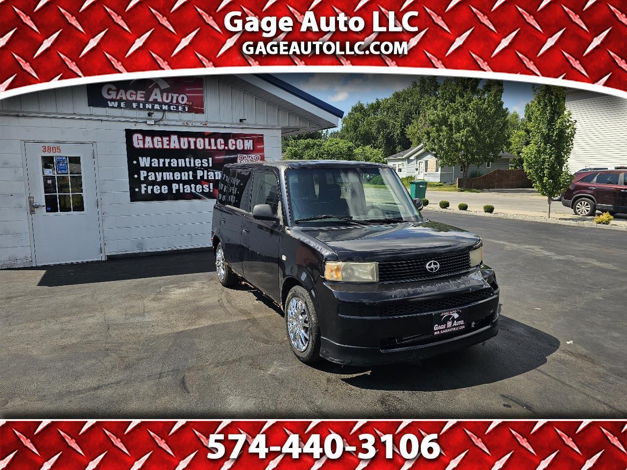 Black 2006 Scion xB Wagon Front-Wheel Drive Manual