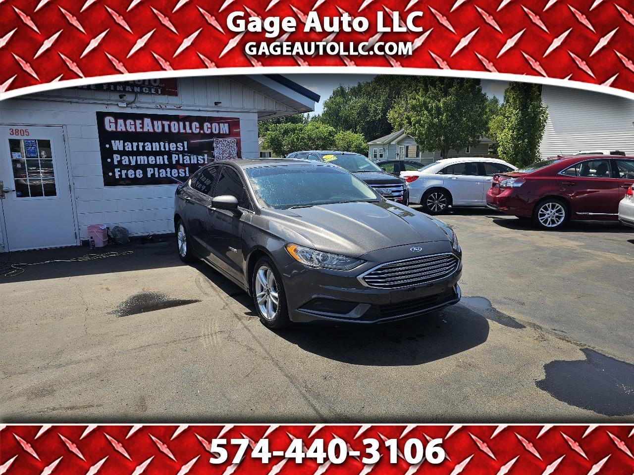 Ford Fusion Hybrid SE 2018