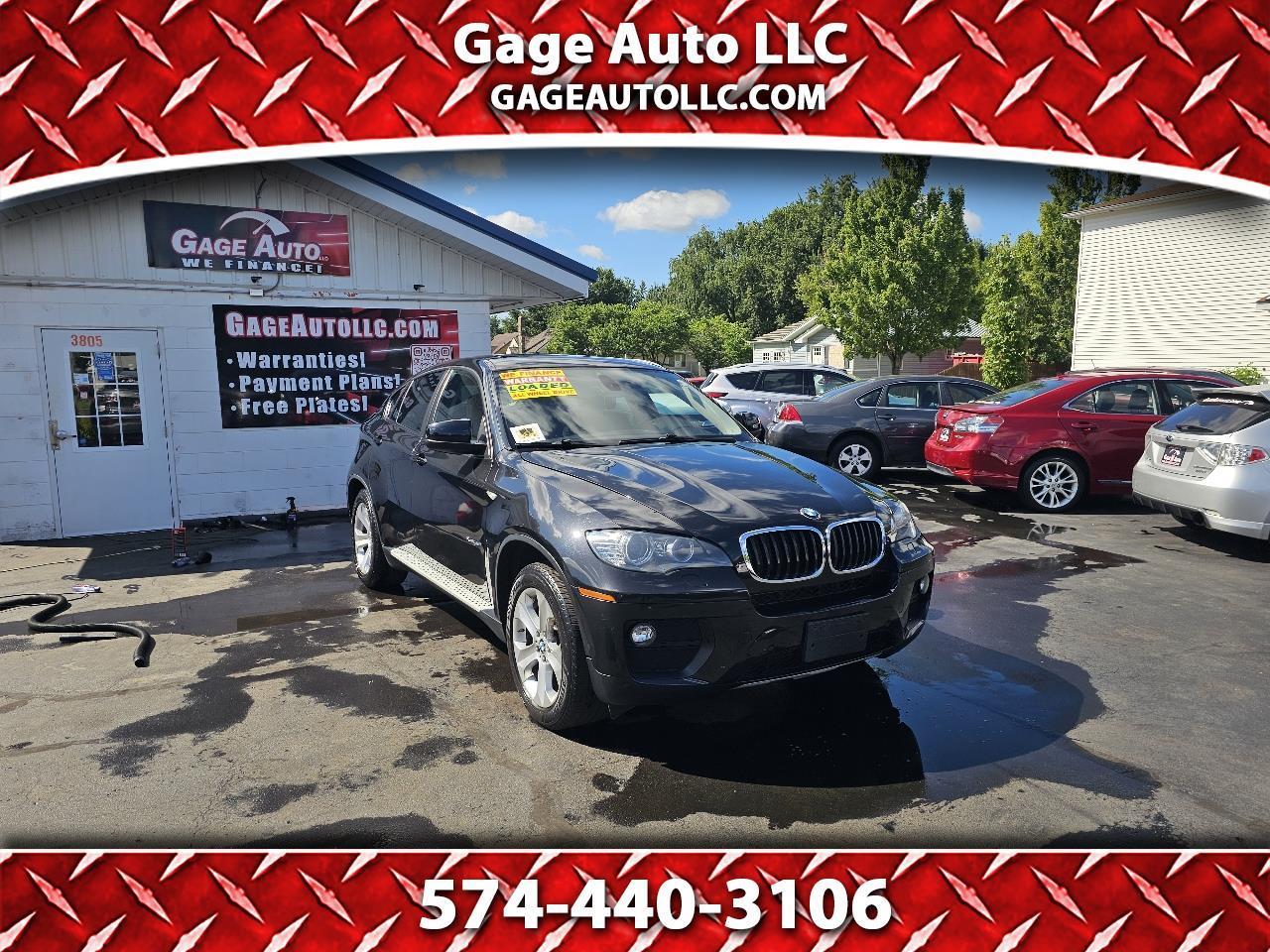 Black 2014 BMW X6 SUV / Crossover All-Wheel Drive Automatic