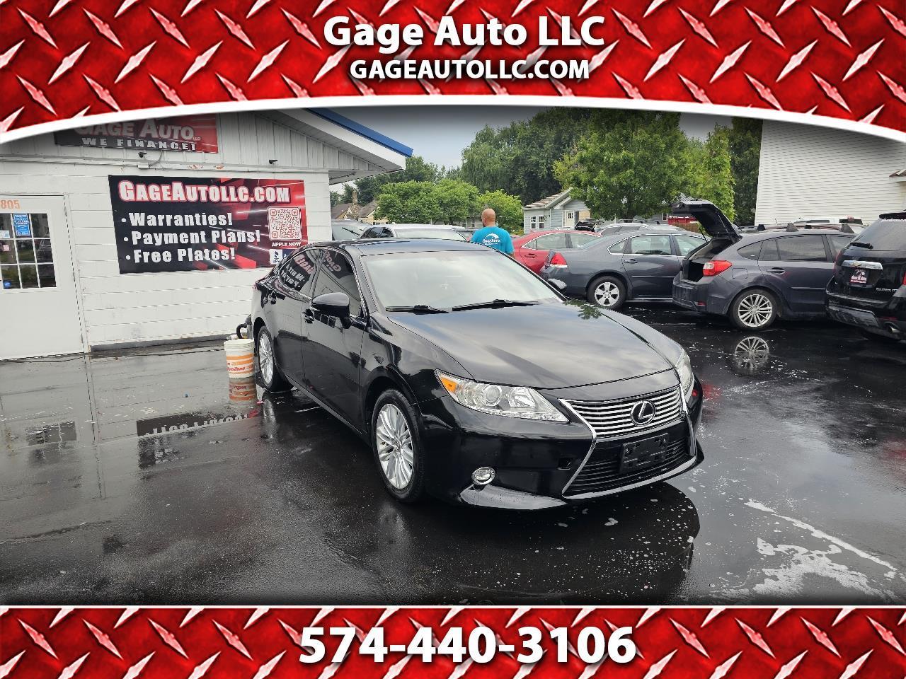 Black 2015 Lexus ES Sedan Front-Wheel Drive Automatic
