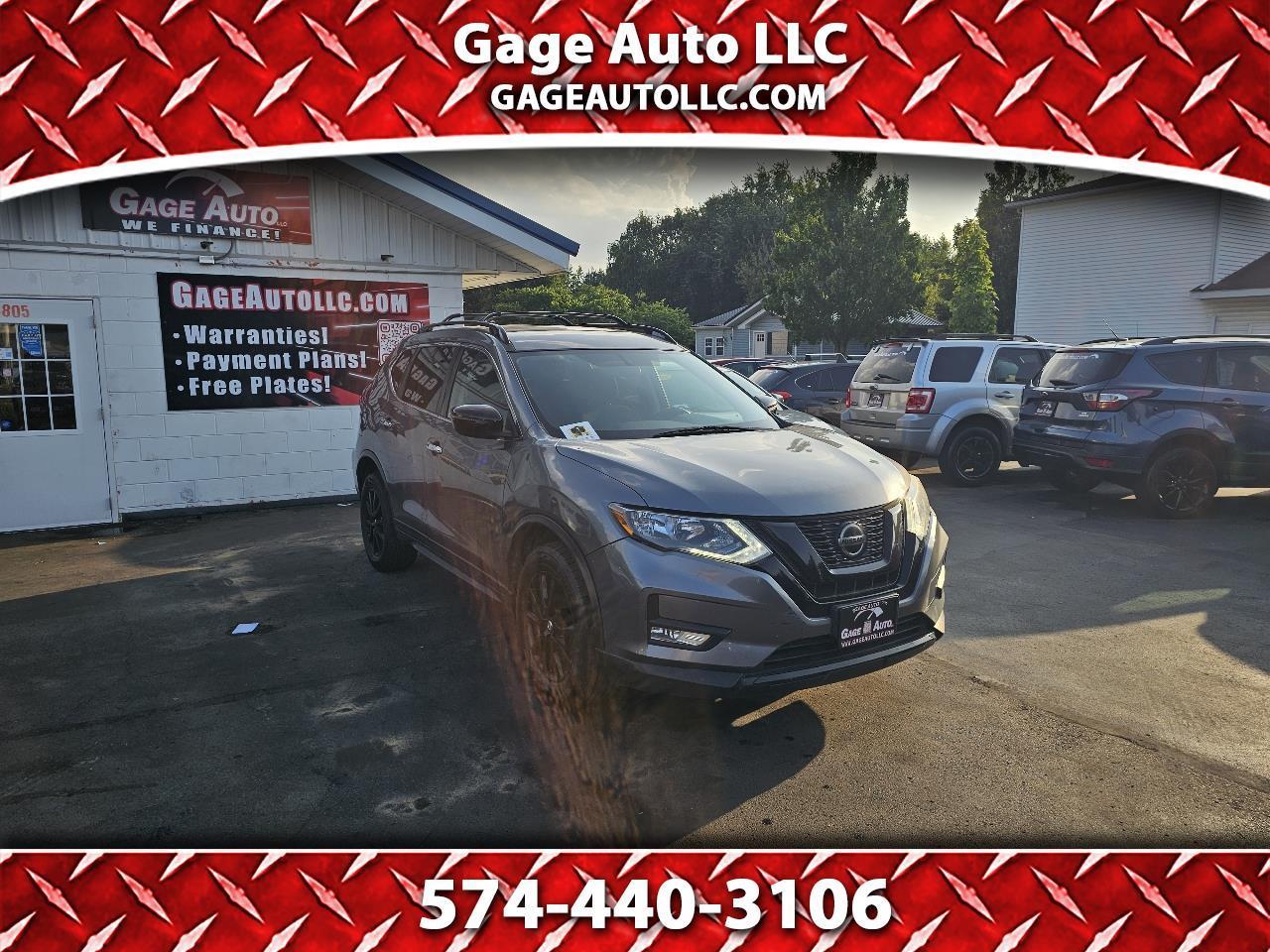 Gray 2018 Nissan Rogue SUV / Crossover All-Wheel Drive Continuously Variable Transmission
