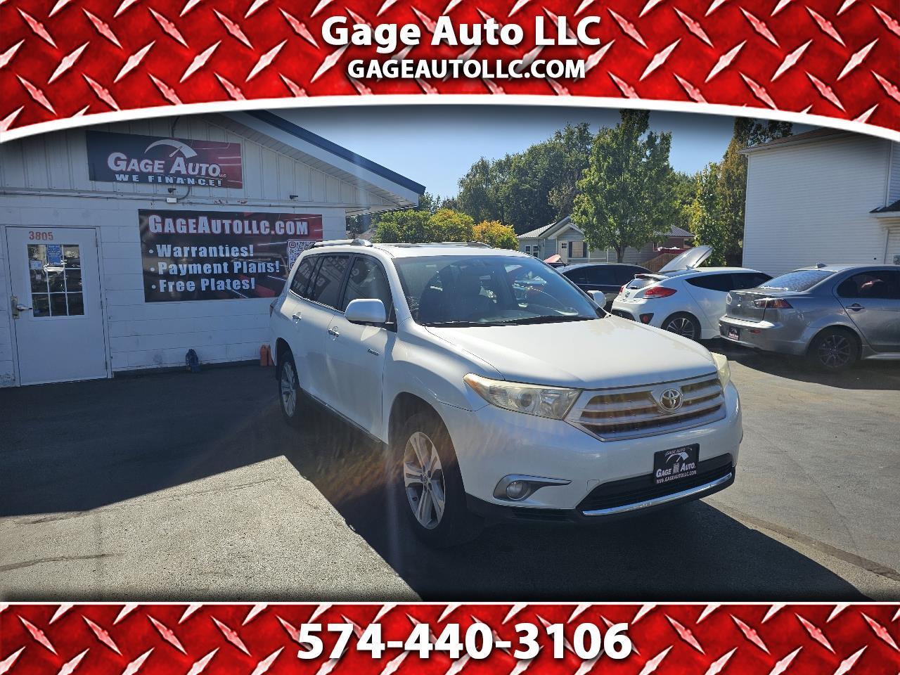 Toyota Highlander Limited 4WD 2013