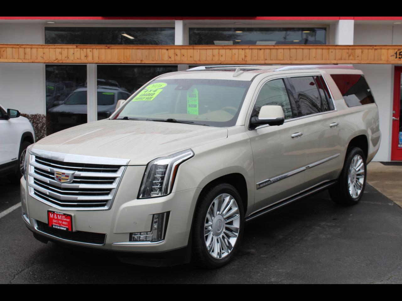 Cadillac Escalade ESV 4WD 4dr Platinum 2016