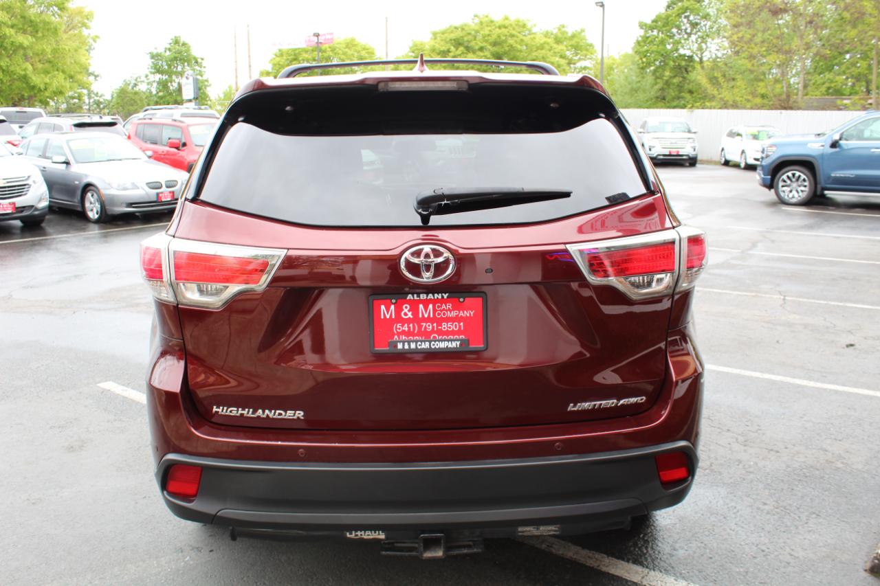 Toyota Highlander AWD 4dr V6 Limited (Natl) 2014