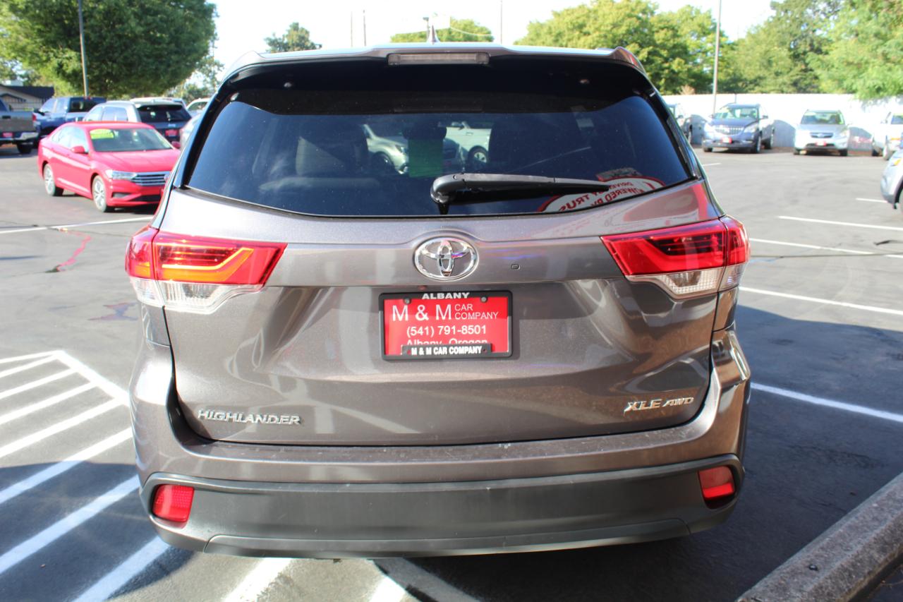 Toyota Highlander XLE V6 AWD (Natl) 2017