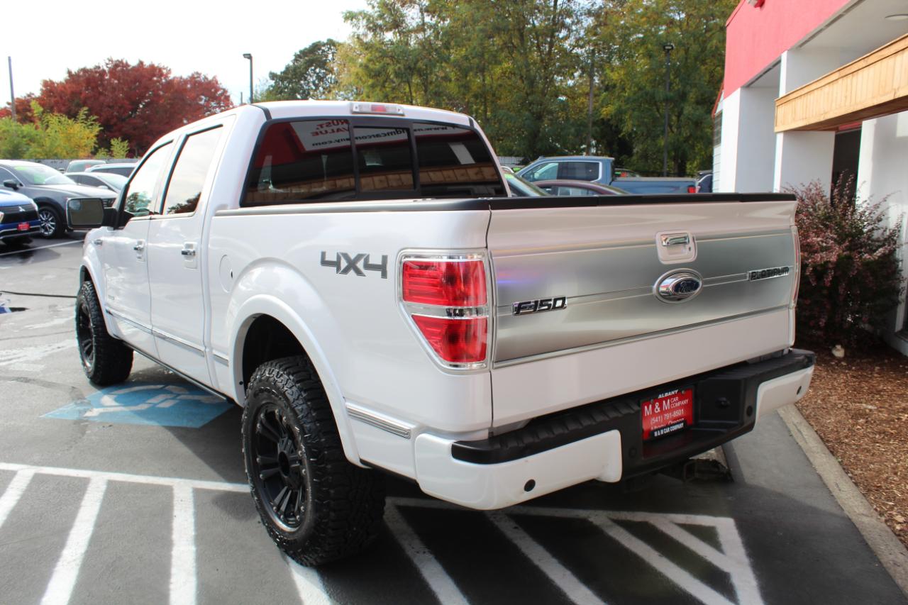 Ford F-150 4WD SuperCrew 145" Platinum 2013