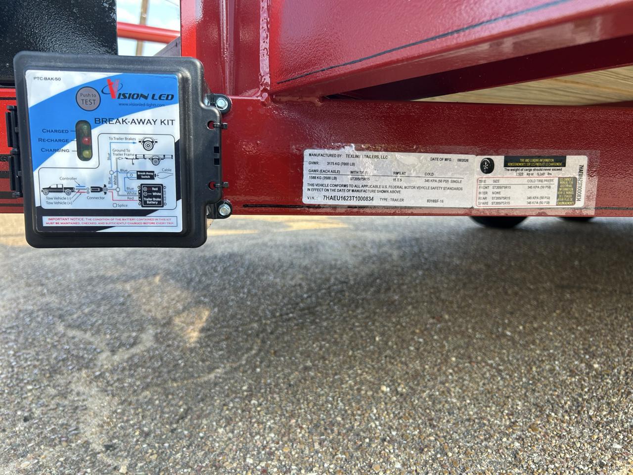 Texline Tandem Axle Trailer  2026