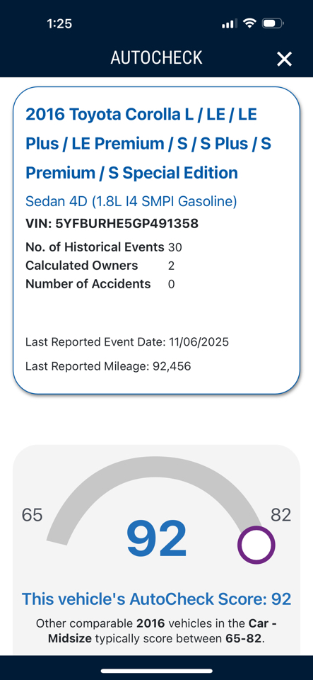 Toyota Corolla S Premium CVT 2016