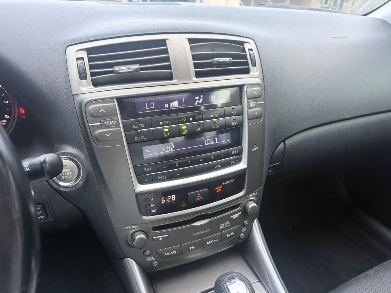 Lexus IS IS 250 6-Speed Manual 2007