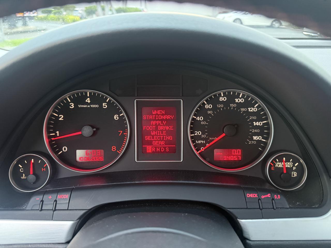 Audi A4 2.0 T with Multitronic 2007