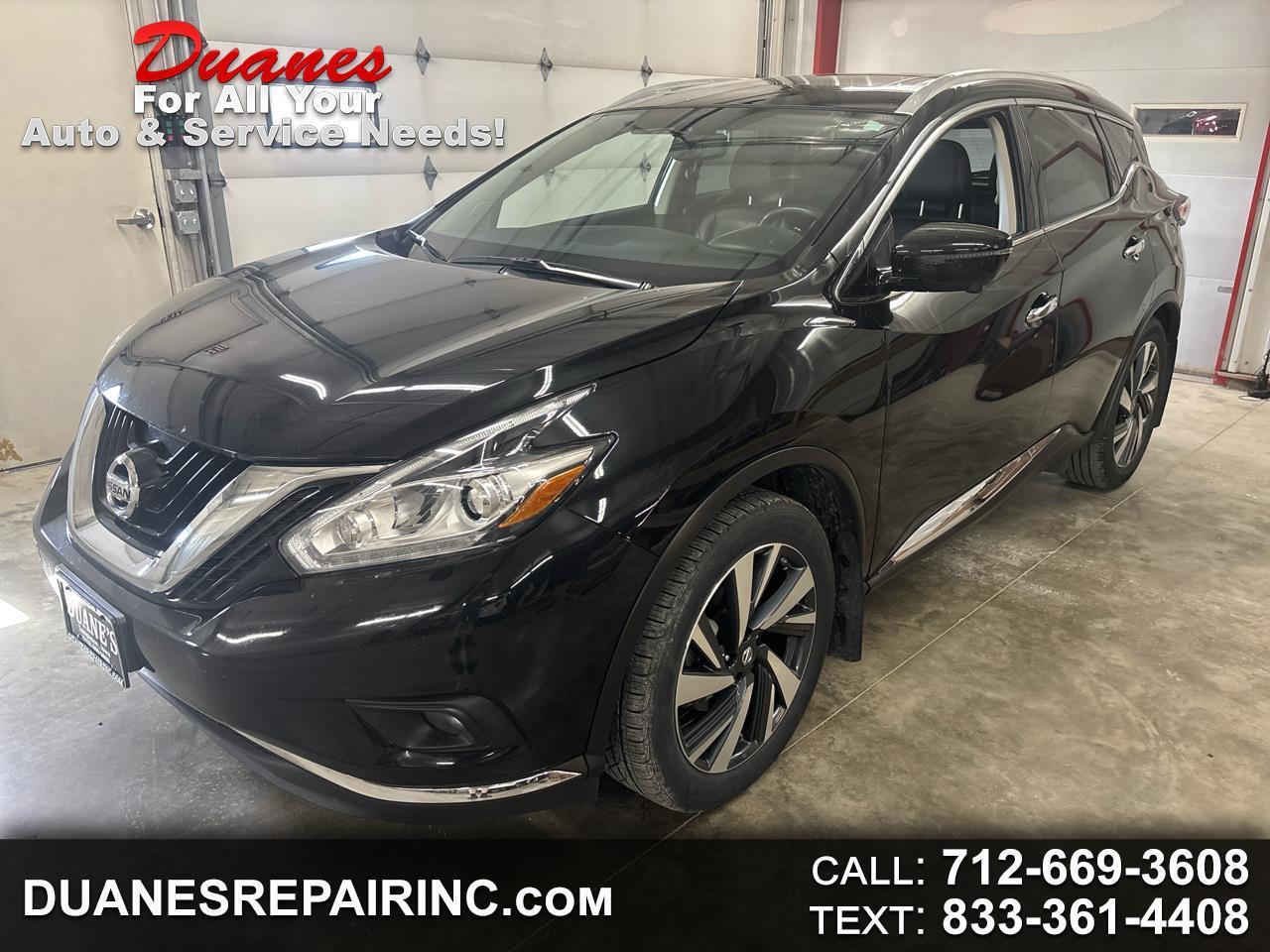 Nissan Murano Platinum AWD 2018