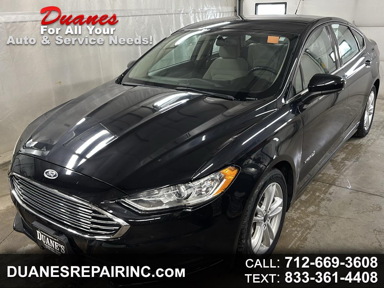 Ford Fusion Hybrid S 2018