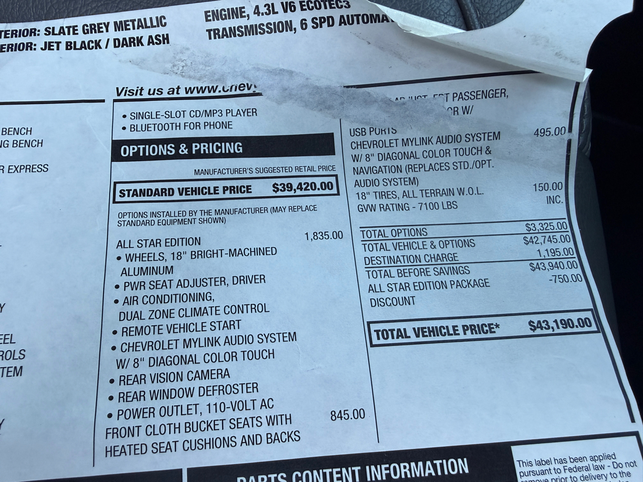 Chevrolet Silverado 1500 LT Double Cab 4WD 2015