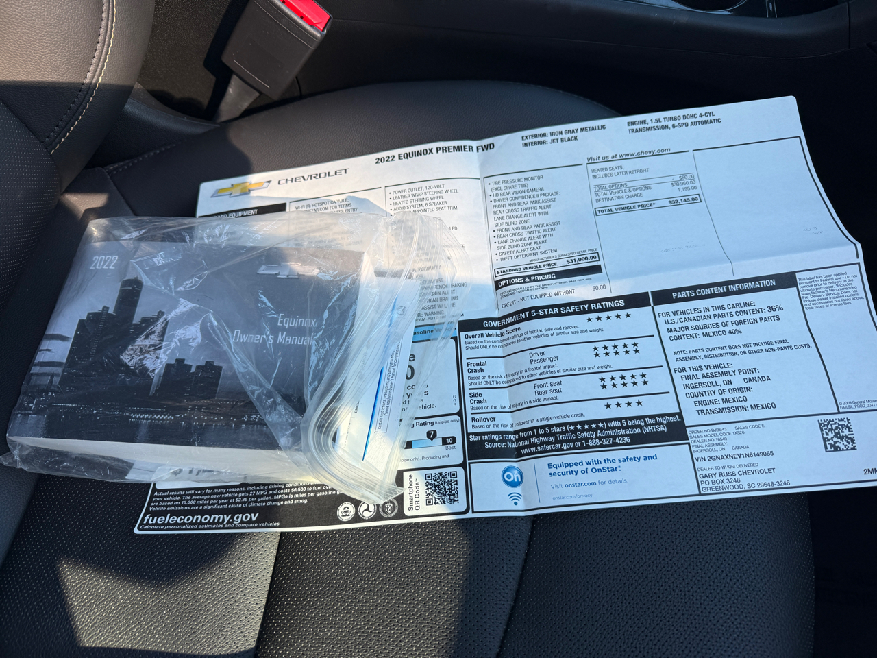 Chevrolet Equinox Premier 1.5 2WD 2022