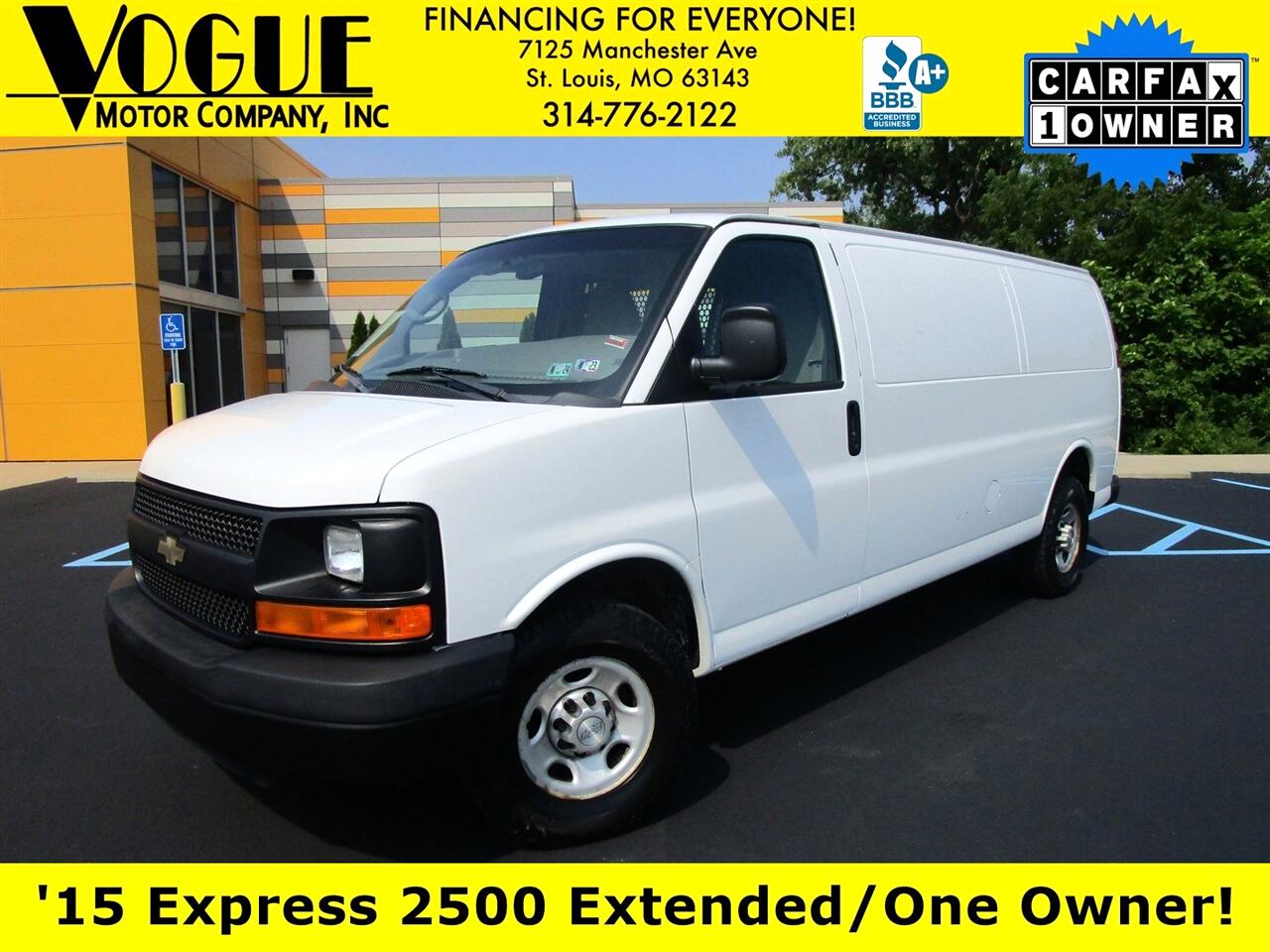 Chevrolet Express 2500 Cargo Extended 2015