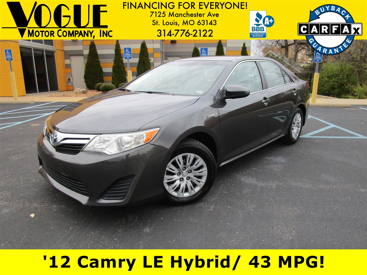 2012 Toyota Camry LE Hybrid