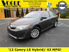 2012 Toyota Camry Hybrid 