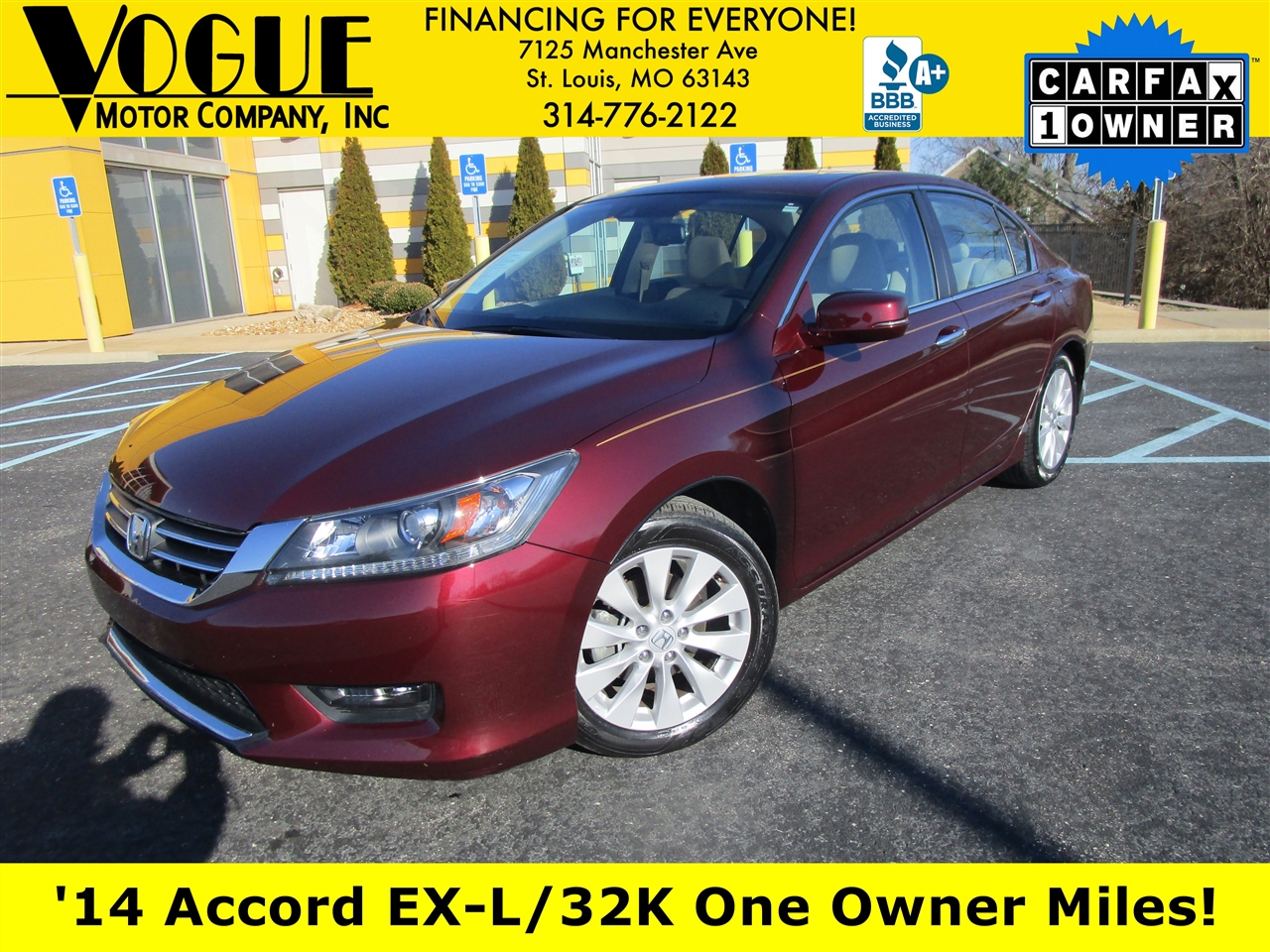 2014 Honda Accord EX-L Sedan CVT