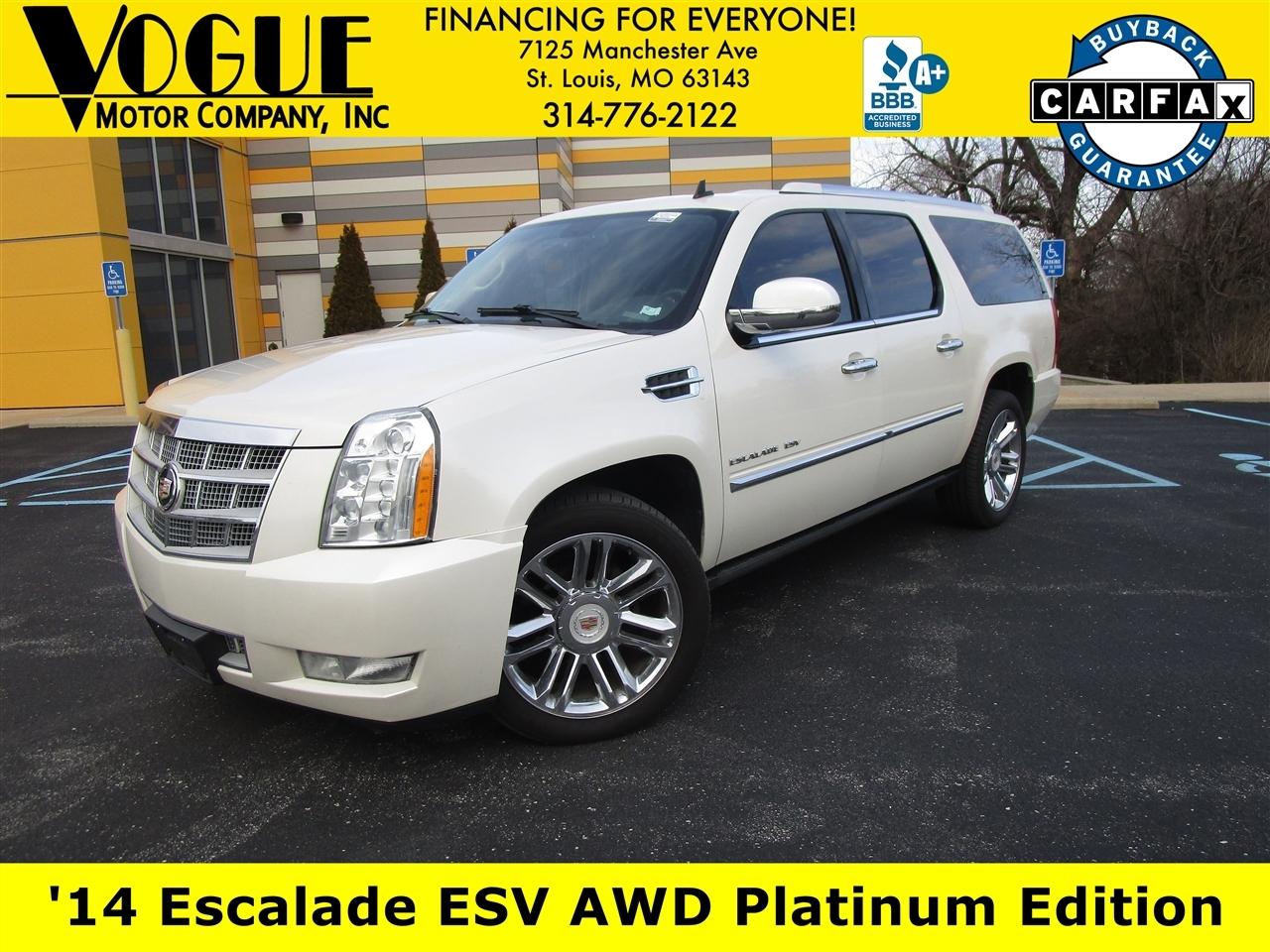 2014 Cadillac Escalade ESV AWD Platinum