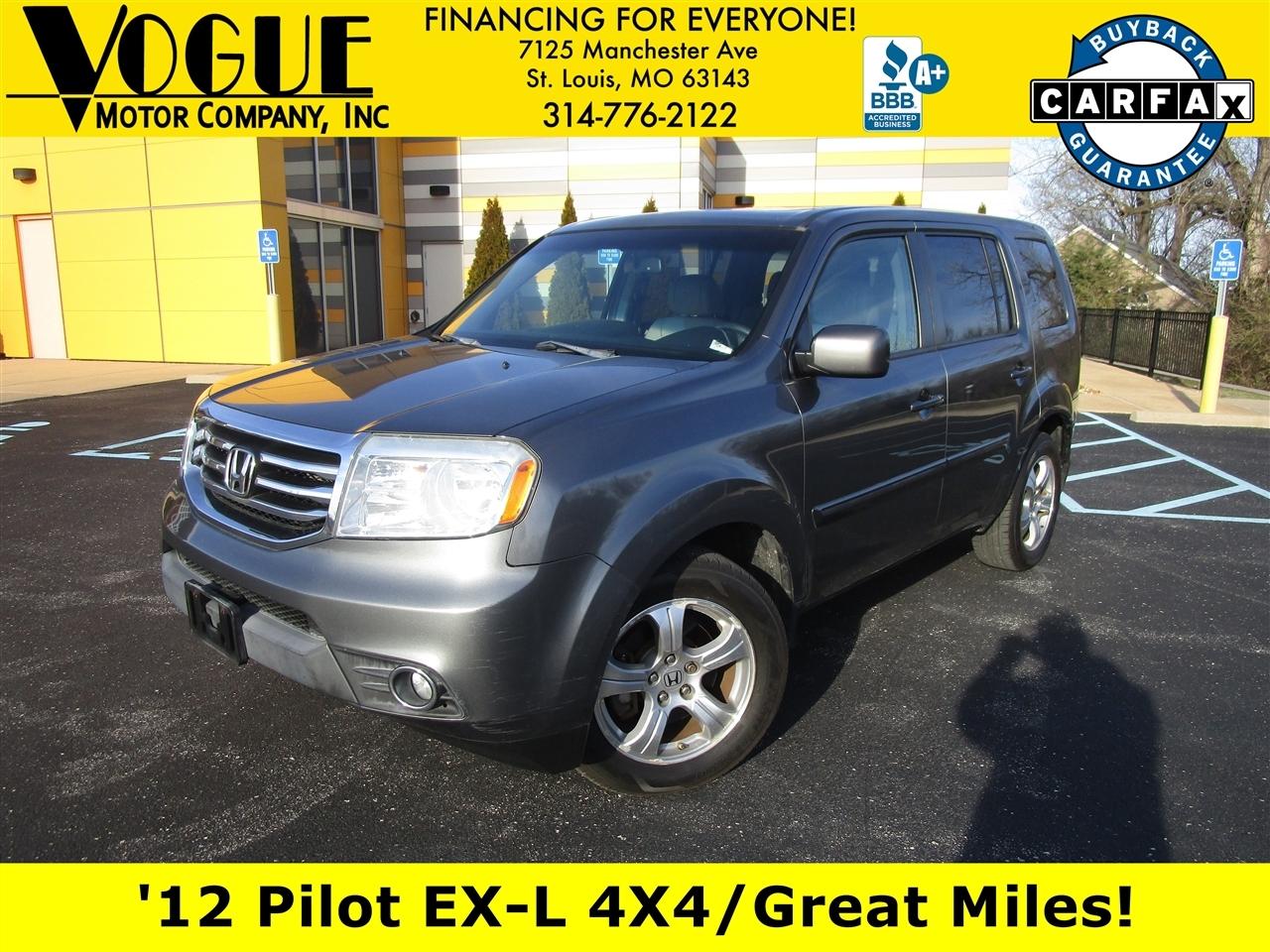2012 Honda Pilot EX-L 4WD 5-Spd AT