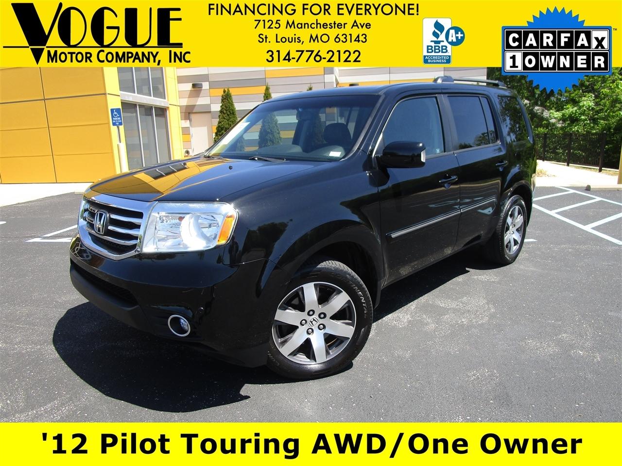 2012 Honda Pilot Touring 4WD 5-Spd AT with DVD