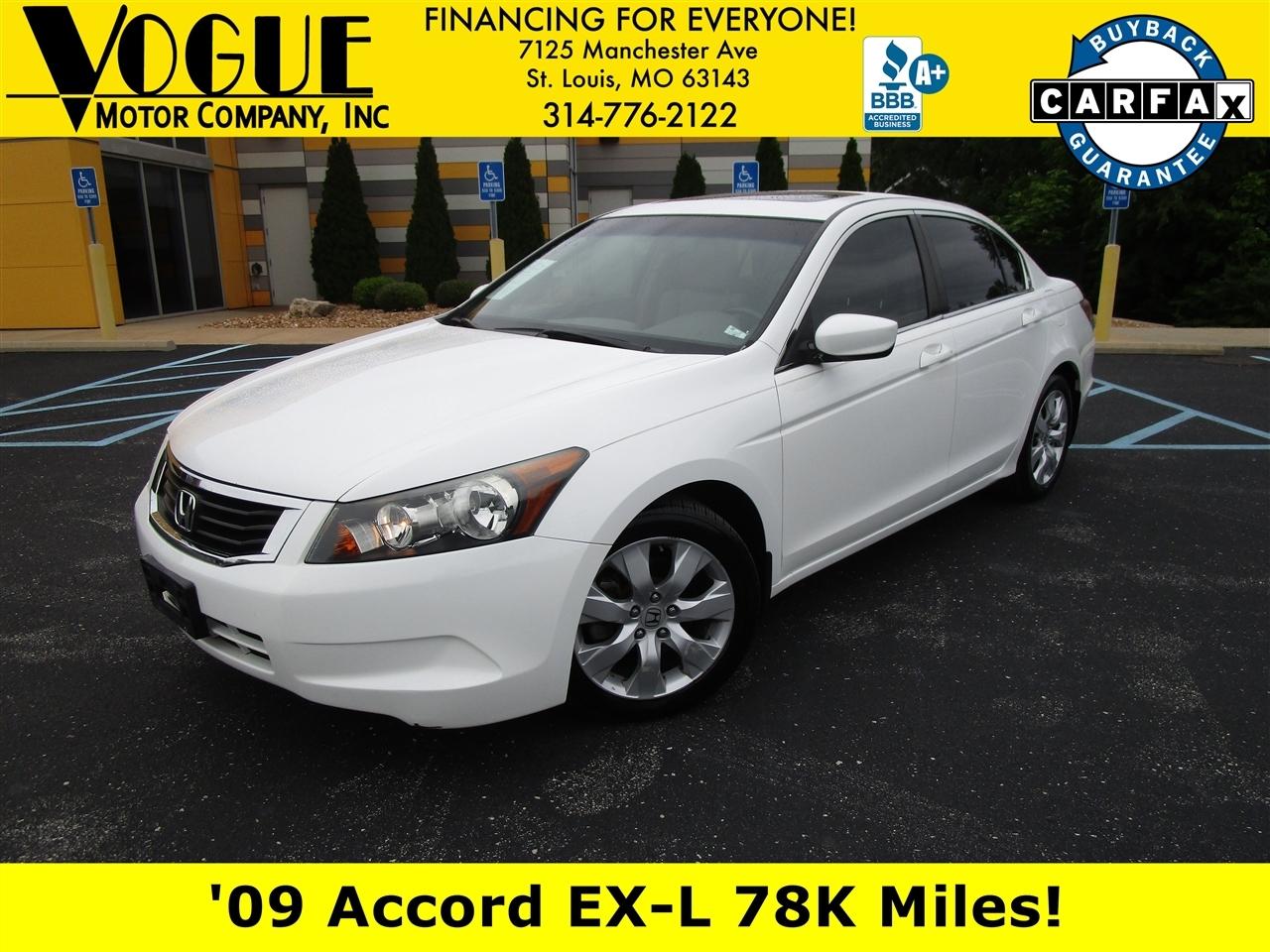 2009 Honda Accord EX-L Sedan AT