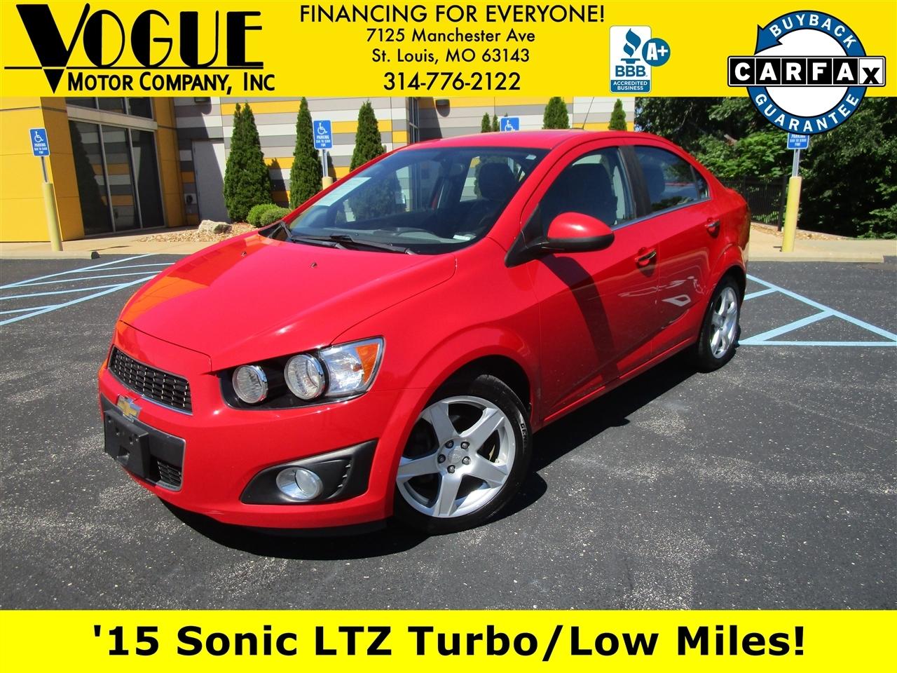 2015 Chevrolet Sonic LTZ Auto Sedan
