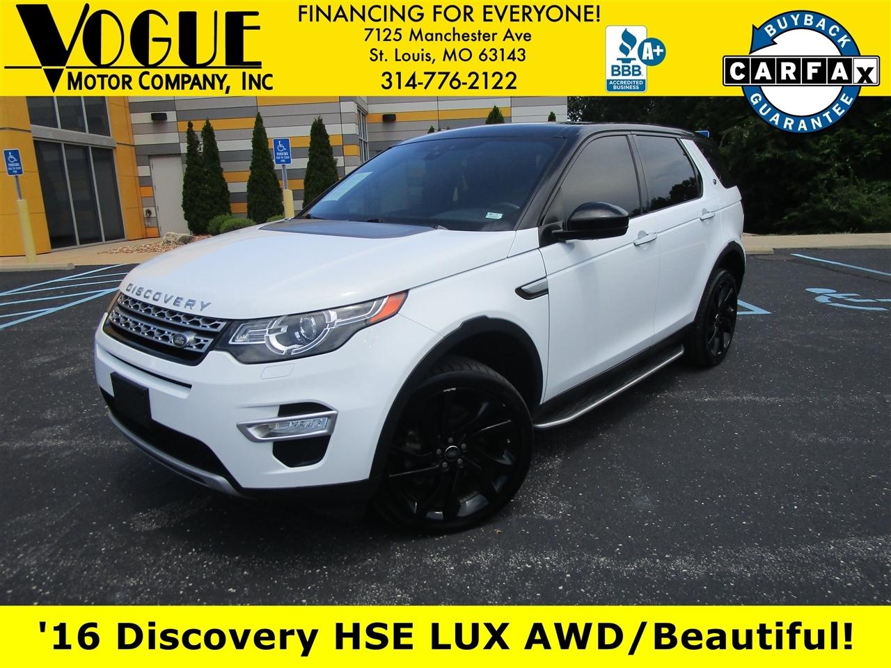 2016 Land Rover Discovery Sport HSE LUX