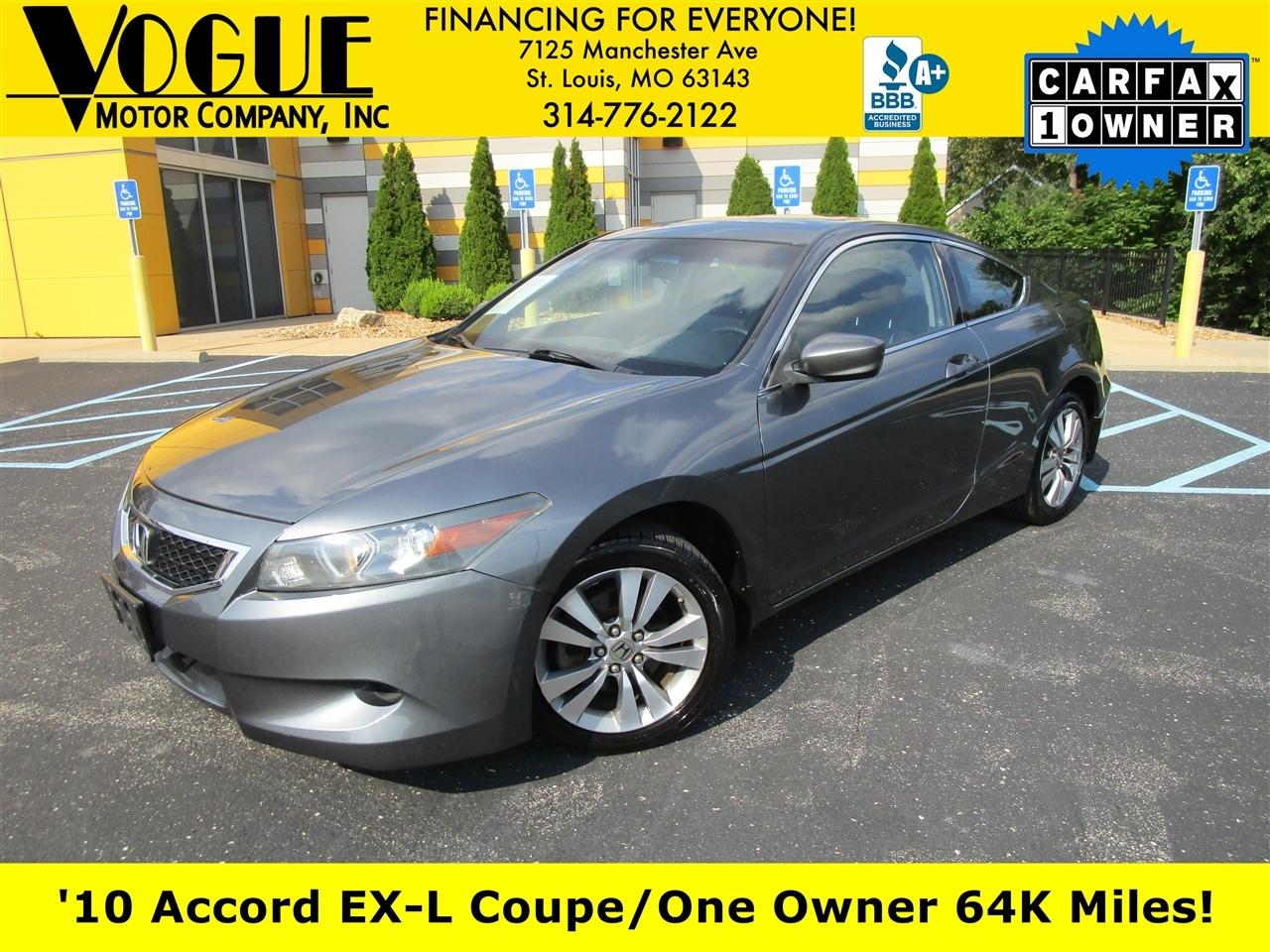 2010 Honda Accord EX-L Coupe AT