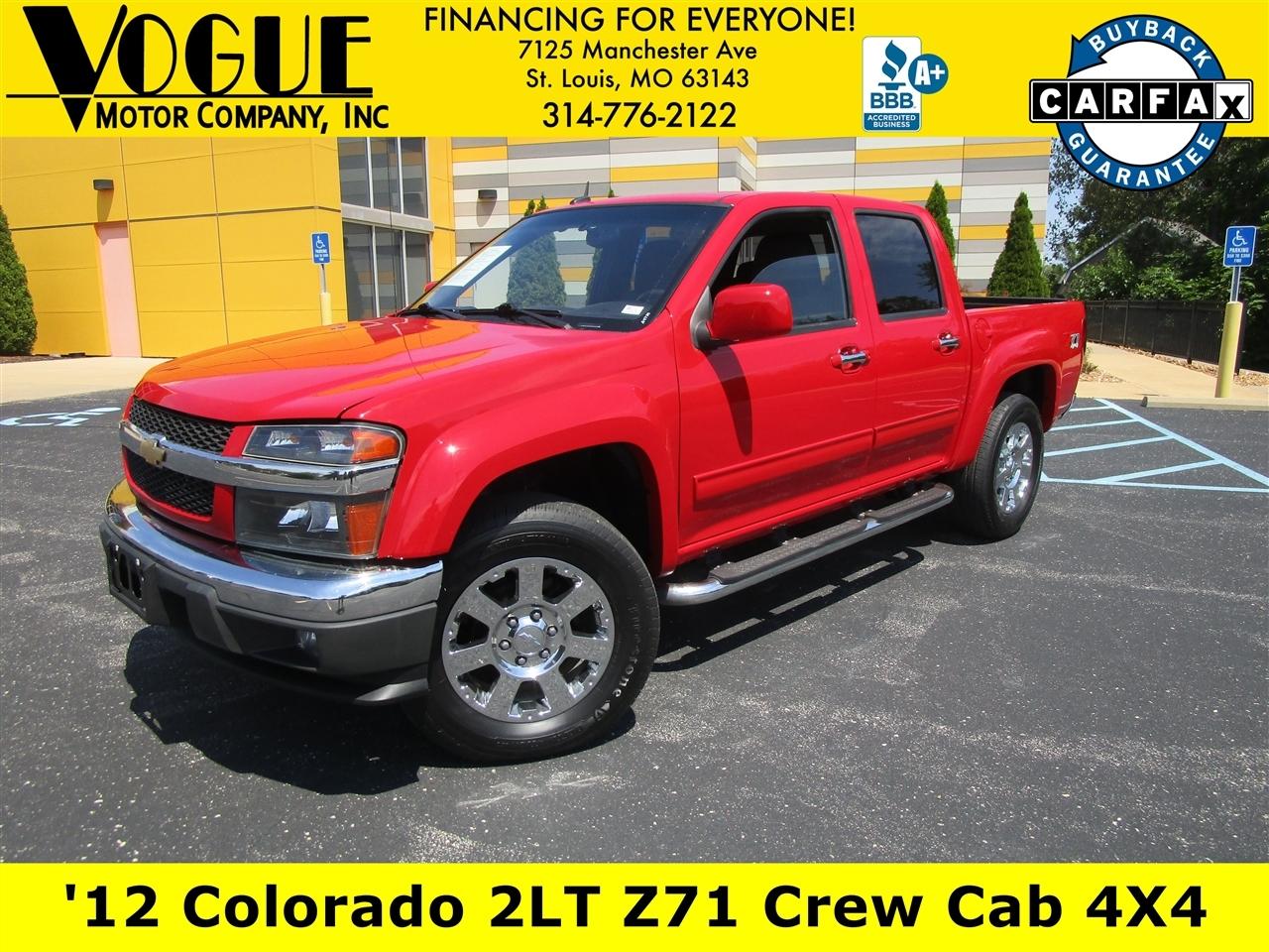 2012 Chevrolet Colorado 2LT Crew Cab 4WD