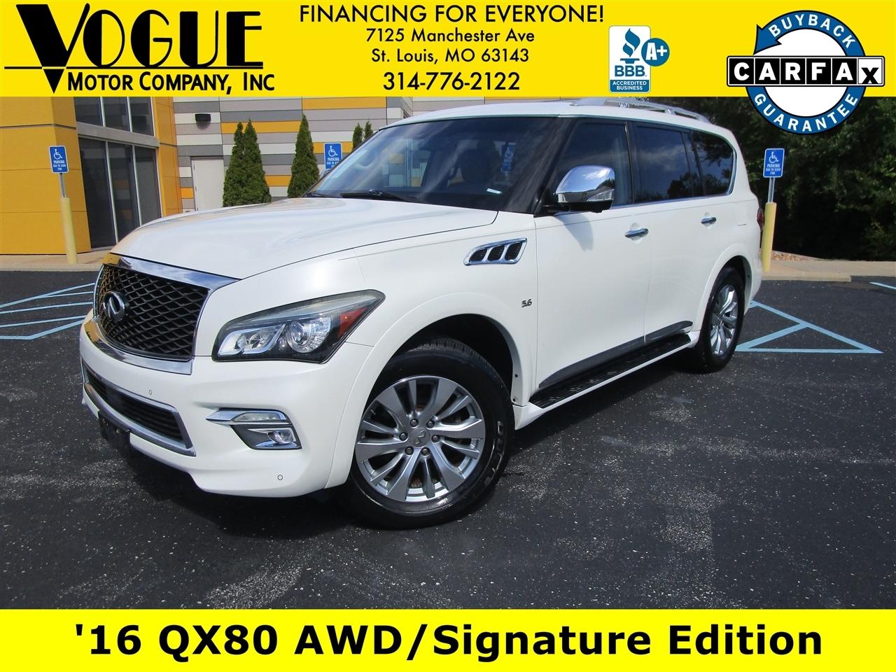 2016 Infiniti QX80 4WD