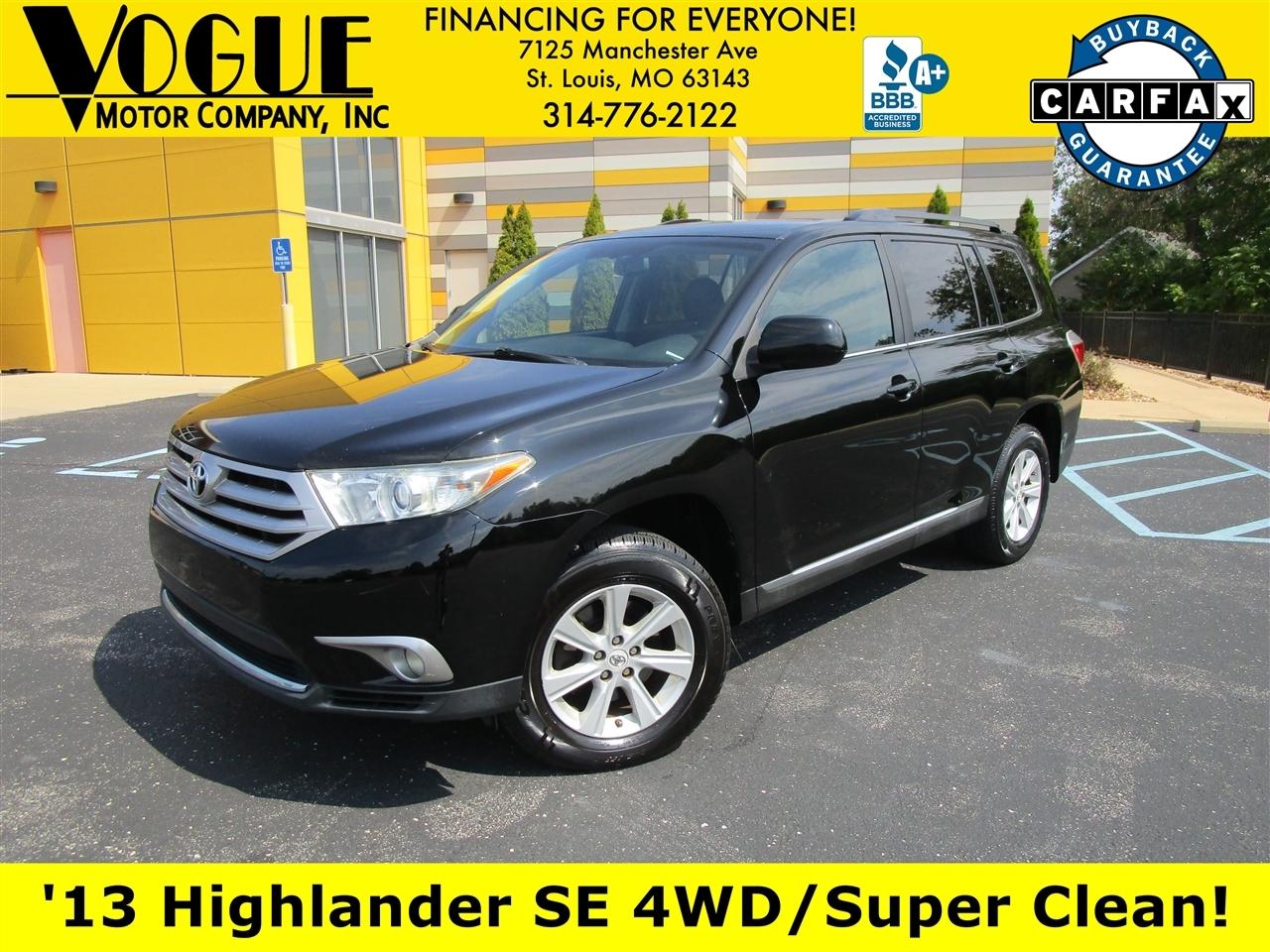 Toyota Highlander Base 4WD 2013