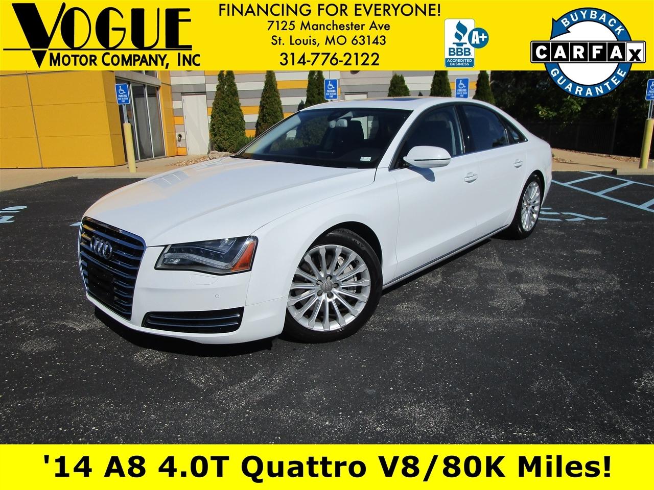 2014 Audi A8 4.0T Sedan quattro Tiptronic