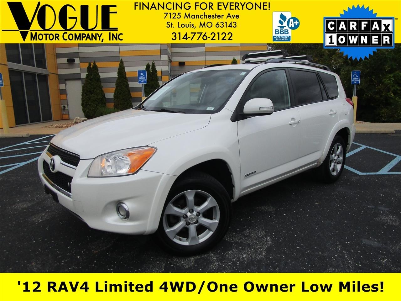 Toyota RAV4 Limited V6 4WD 2012