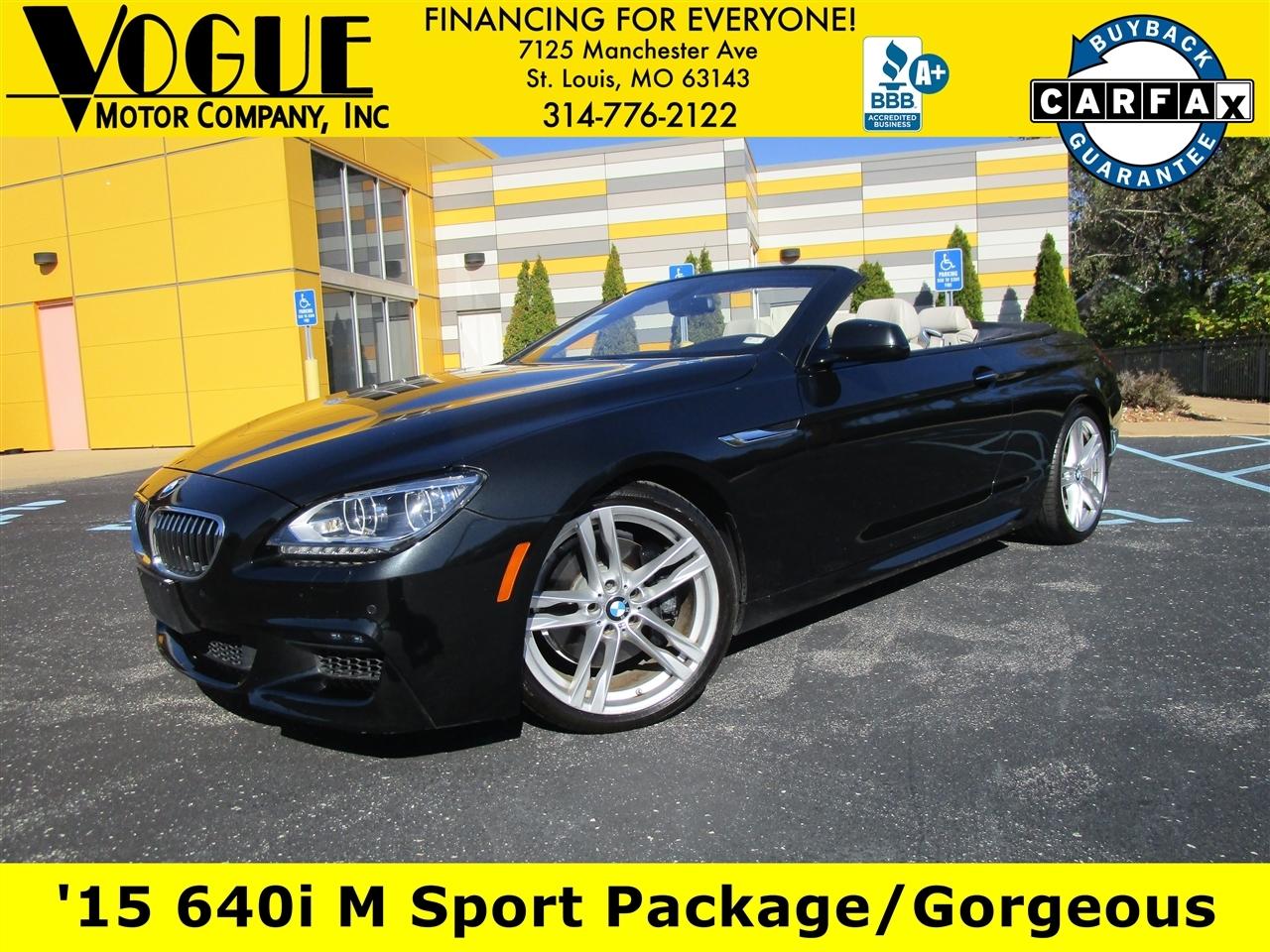 2015 BMW 6-Series 640i Convertible
