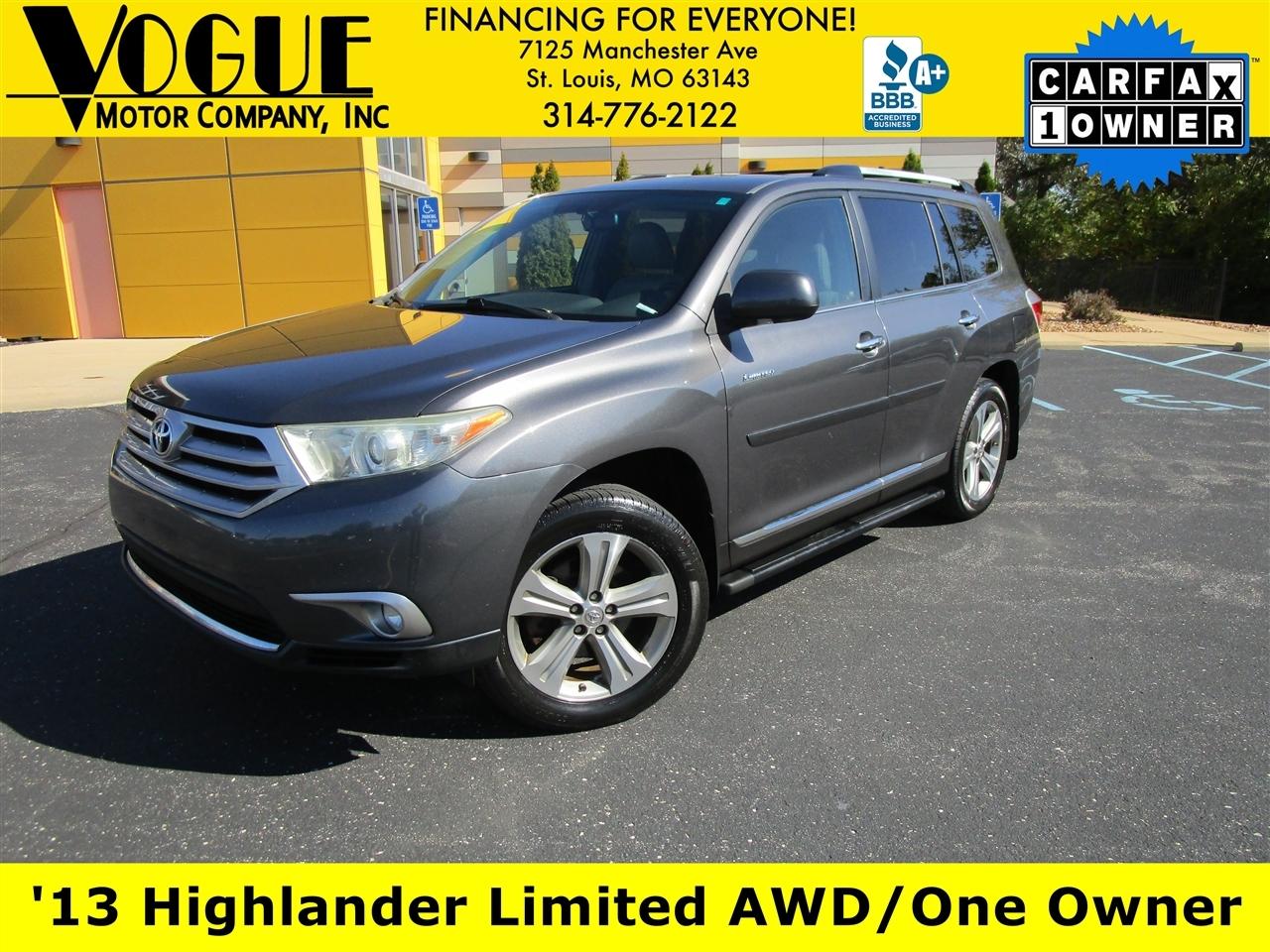 Toyota Highlander Limited 4WD 2013
