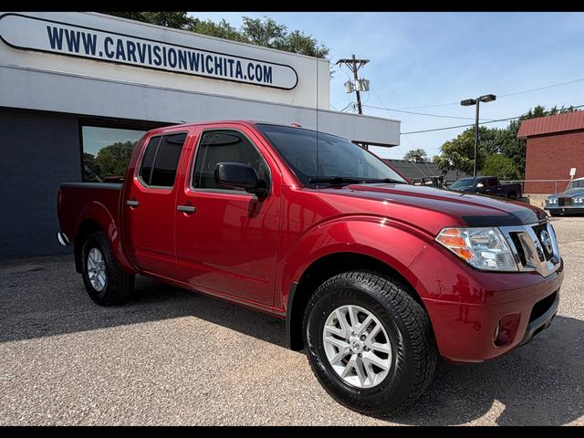Cayenne Red 2017 Nissan Frontier Pickup Truck Four-Wheel Drive Automatic