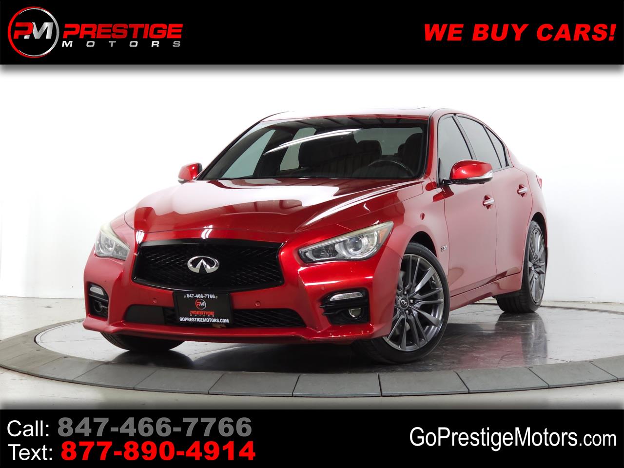 2017 Infiniti Q50 Red Sport 400 AWD