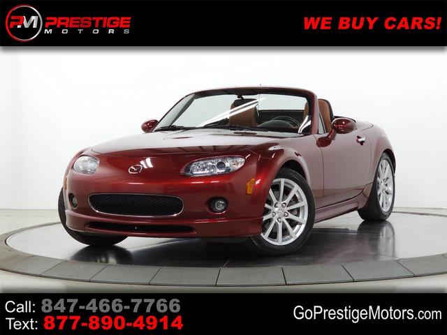 Red 2007 Mazda MX-5 Miata Convertible Rear-Wheel Drive Manual