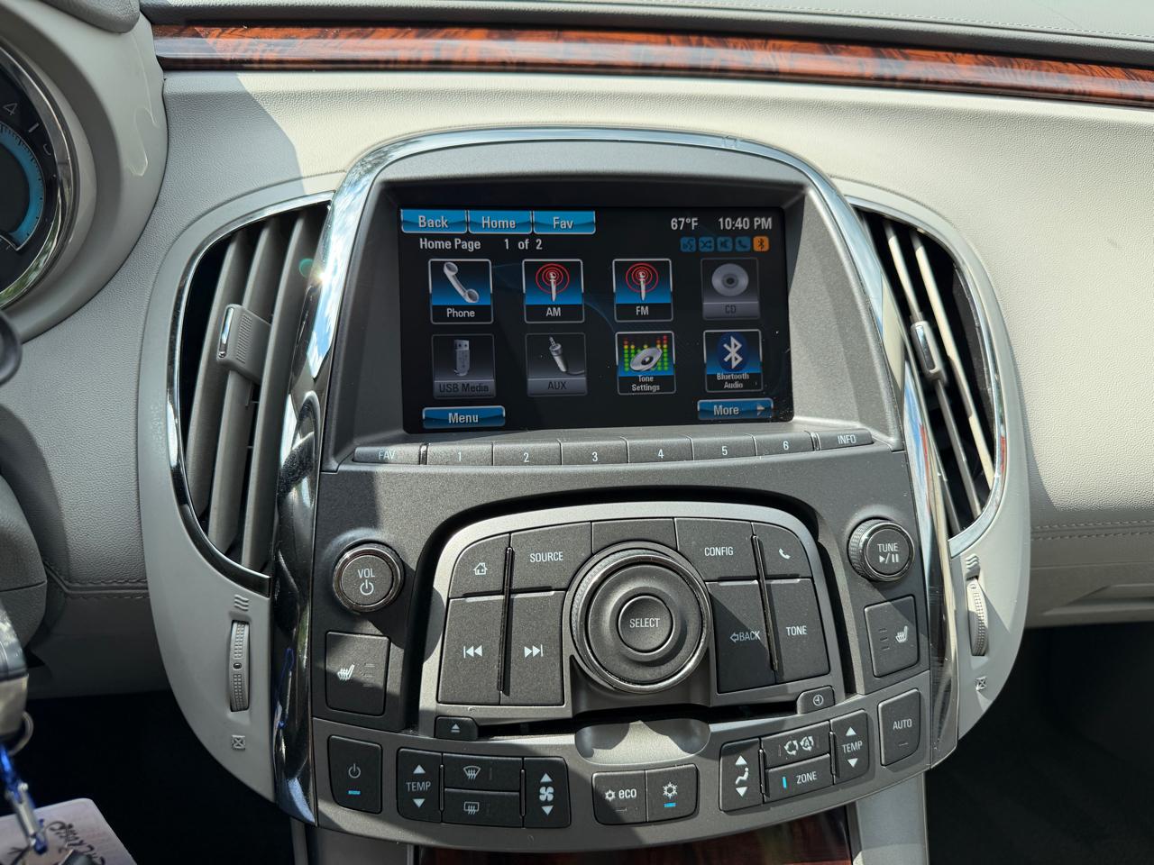 Buick LaCrosse Leather Package 2012