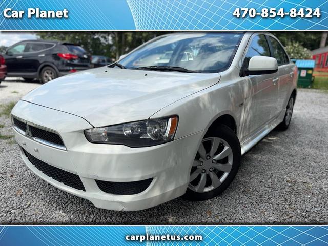 White 2014 Mitsubishi Lancer Sedan Front-Wheel Drive Automatic