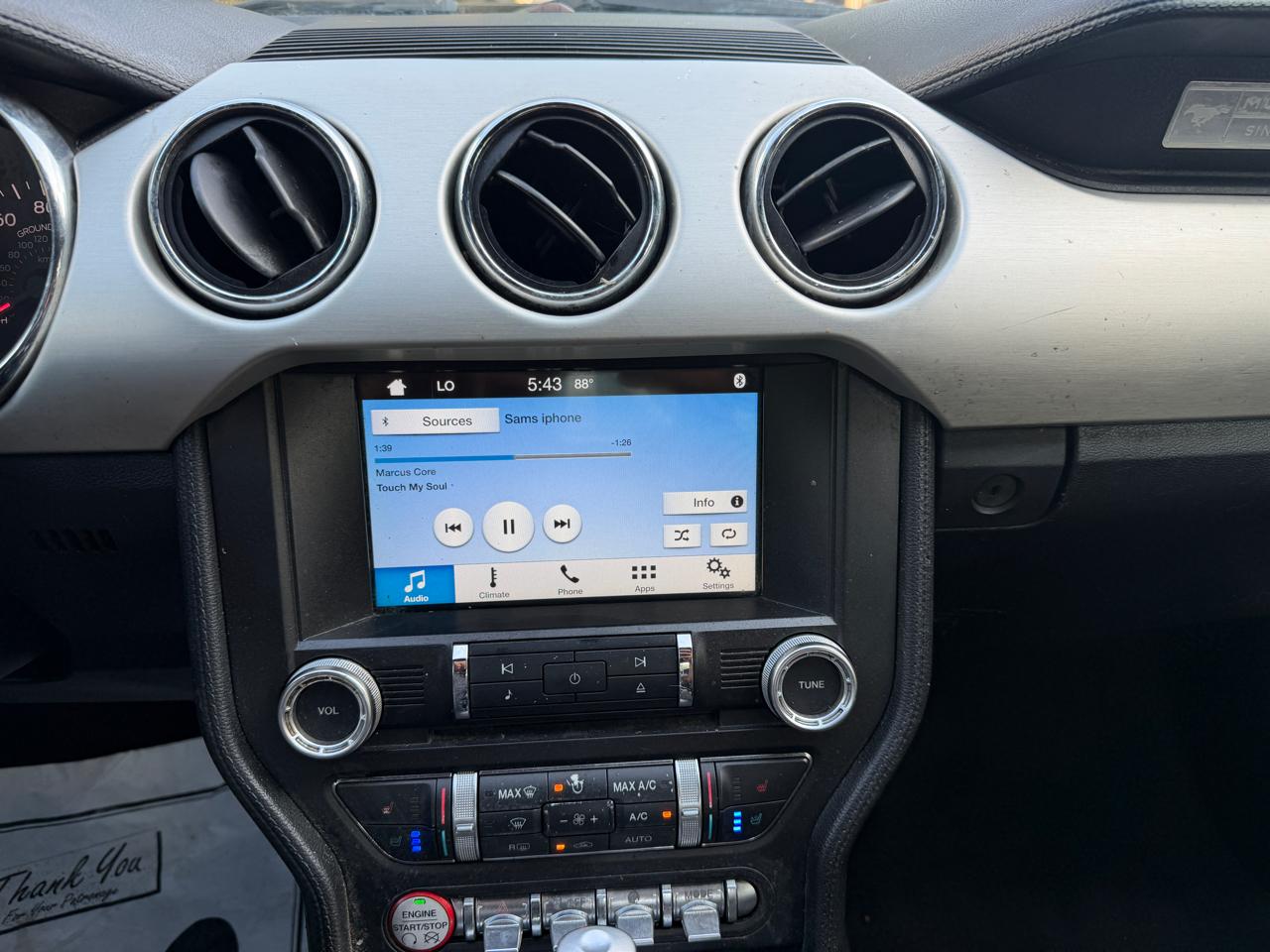 Ford Mustang EcoBoost Coupe 2016