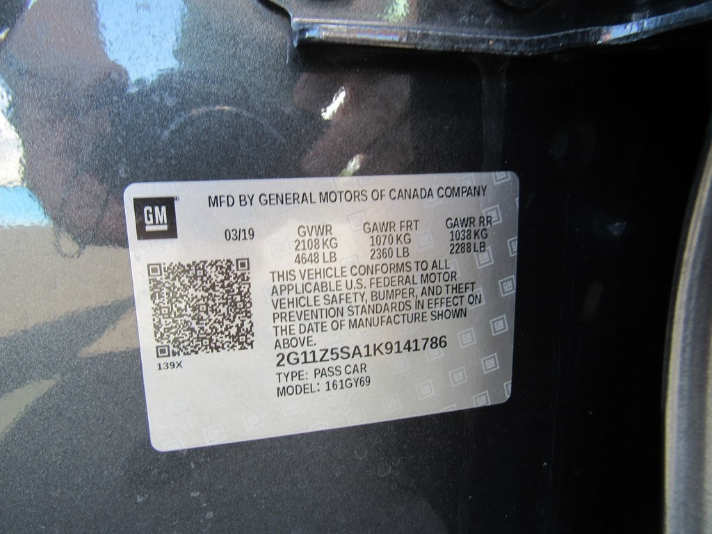 Chevrolet Impala  2019