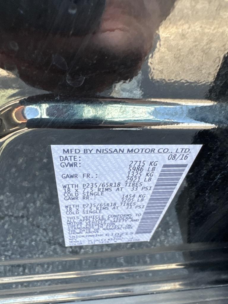 Nissan Pathfinder FWD SV 2017