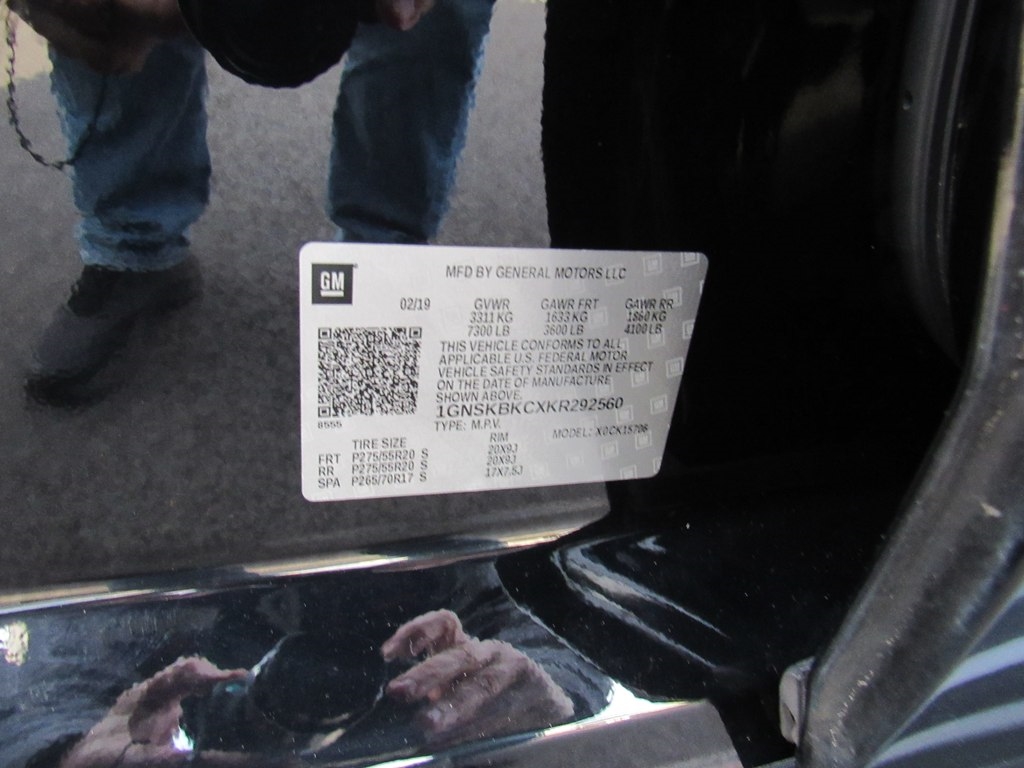 Chevrolet Tahoe LT 4D SUV 4WD 2019