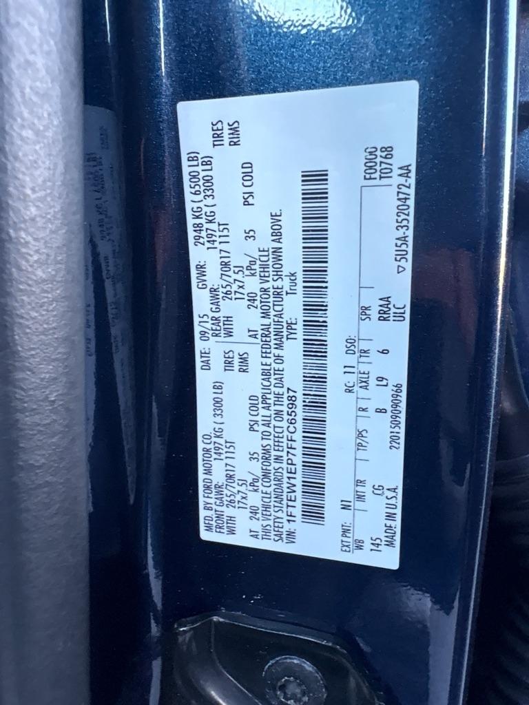 Ford F-150 4WD SuperCrew 145" XL 2015