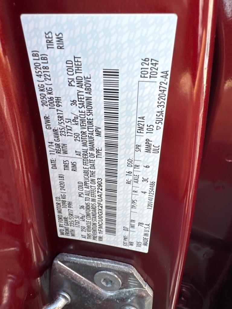 Ford Escape FWD 4dr SE 2015